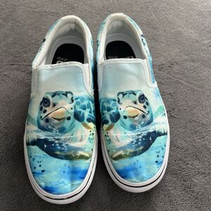 RAAD Shop Marine/Turtle Themed Shoes [Size Men's 6.5/Women’s 8.5]